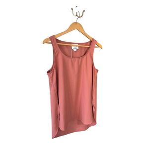 Chicos Marla Wynne Small Tank Top Sleeveless Pink Casual Blouse Career Academia